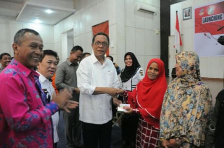 12.726 PKH Tersalurkan, Bupati Kampar  Launching Program Keluarga Harapan